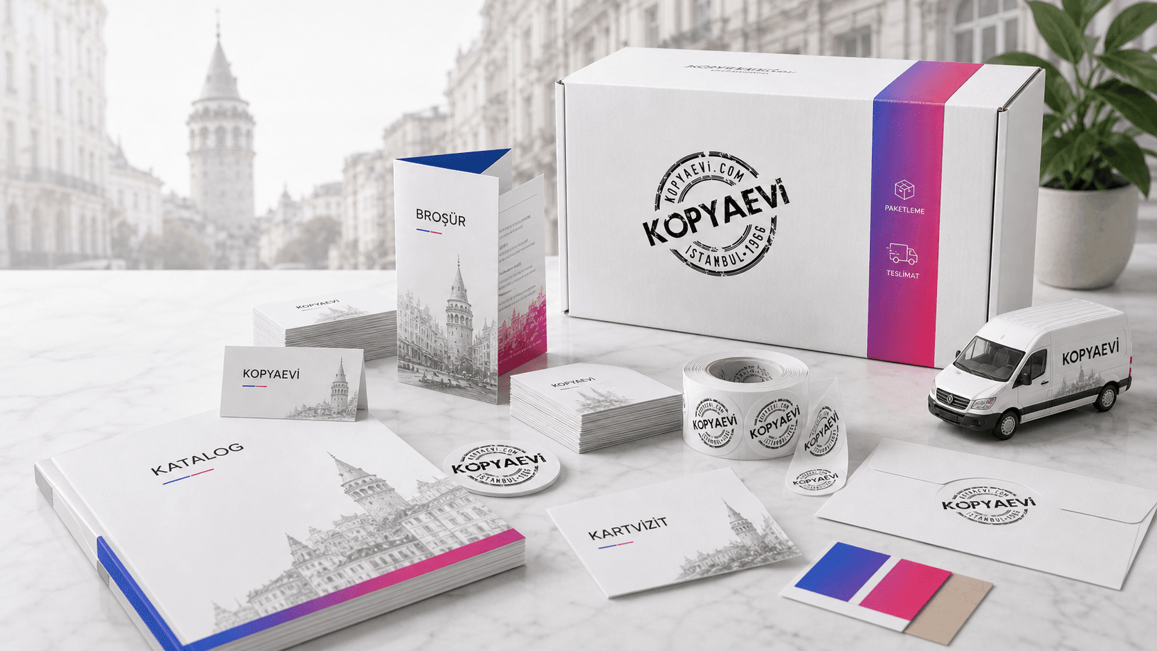 Kopyaevi Baskı Merkezi premium baskı ürünleri