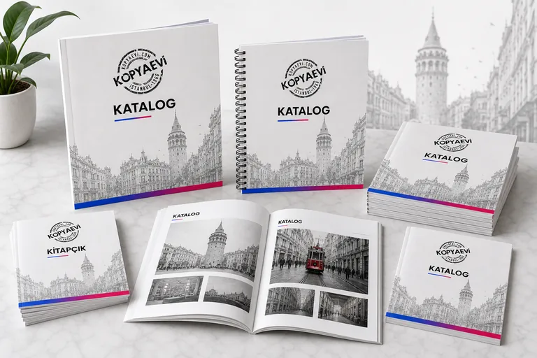 Kopyaevi Galata broşür ve katalog baskı numune